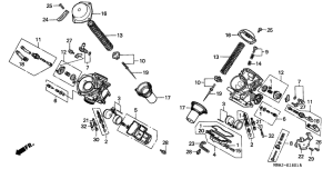 VT750C2 Carburetor assy