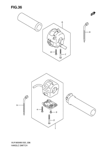 VLR1800 Рулевой переключатель