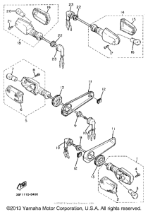 FZR400SWC Поворотники
