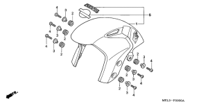  Переднее крыло