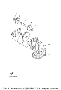 XVZ13TFSAC Масляный насос