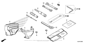 CRF1000D (ABS) Инструмент