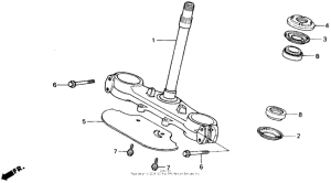 XL600V Траверса нижняя