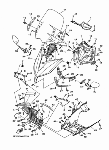 XP500 Стекло ветровое