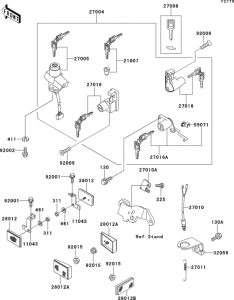  Ignition switch / locks / refiectors