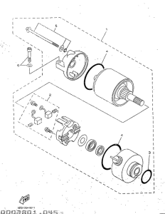 YP125 Стартер