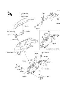 ZR1000 Cowling(a1 / a2)