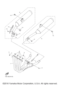 FJR1300AE Выхлопная система