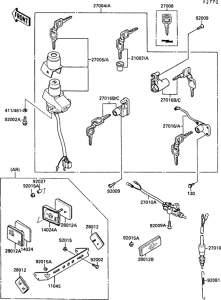 ZX750 Ignition switch(1 / 2)