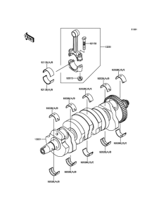 ZR800 Коленвал