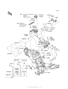 ZG1400 Топливный бак