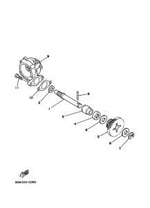 TZ50 Приводная шестерня насоса