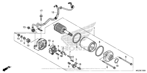CB500X (ABS) Стартер
