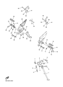FZ6-NS Stand & footrest