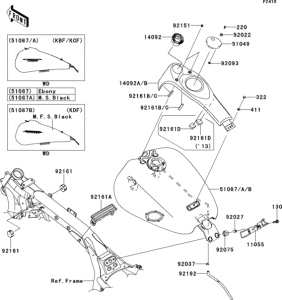 VN1700 Fuel tank(1 / 2)