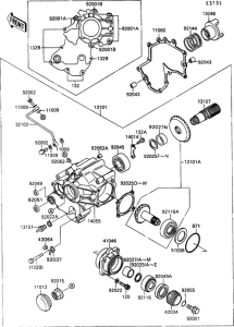 VN1500 Front bevel gear(1 / 2)