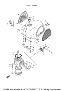 YDS2 Топливный бак