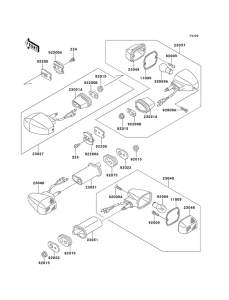 ZX1100 Поворотники