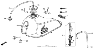  Топливный бак