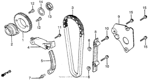 CX650 Cam chain + tensioner