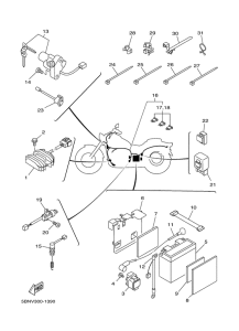XVS650A Электрика 1