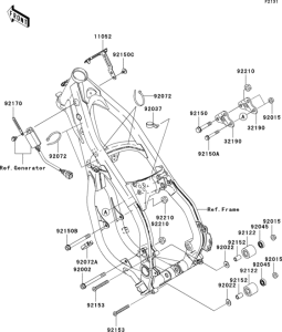  Рама ,крепежные детали