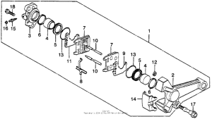 GL1000 Задний суппорт