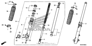  Передняя вилка