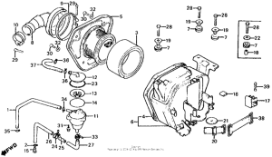 XL100S Air cleaner 81-85