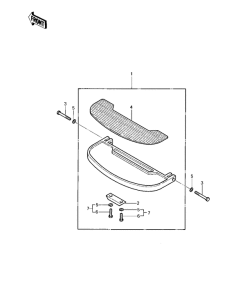 KZ1000 Подножки