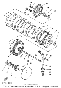 XT350S Сцепление
