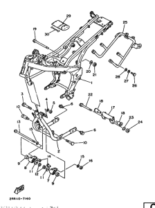 YSR80 YSR80D Frame comp