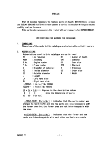 RM85 Catalog preface