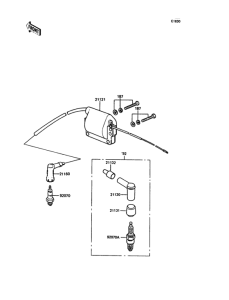 KH125 Катушка зажигания
