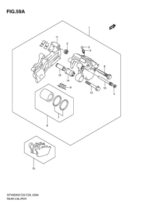 SFV650 Задний суппорт