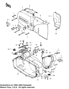KD125 Крышки двигателя