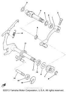 TY175B Переключение скоростей