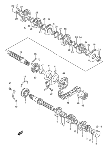 GSX750 Трансмиссия