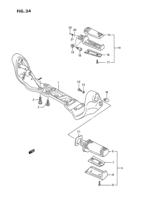 VS1400 Подножки