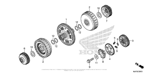 CTX700 DCT Clutch (2)