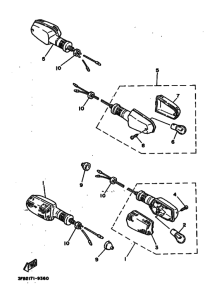 RZ350 RZ350A Проблесковый световой сигнал