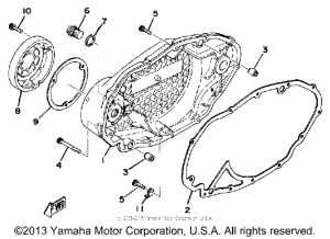 XS500C Боковые крышки