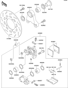 ZR1200 Задний тормоз