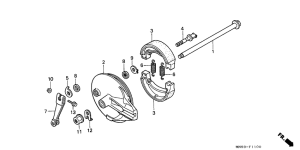  Задний тормоз