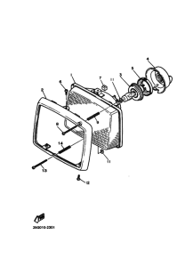 XC180 Headlight assy