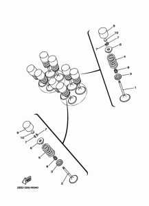 XT1200ZE Клапана