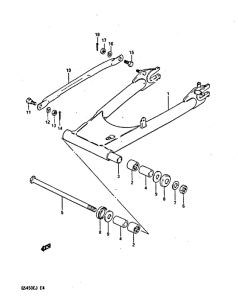 GS450 Маятник задний