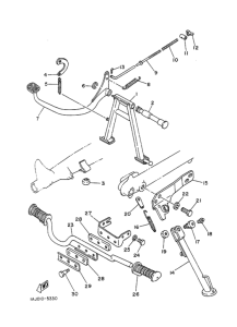 V50B ｽﾀﾝﾄﾞ. ﾌｰﾄﾚｽﾄ-2 v50bﾖｳ