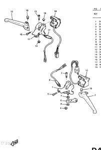 CW50 Interruptor de manija . palanc
