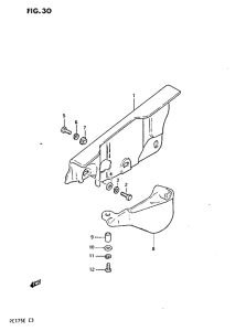 PE175 Кожух цепной передачи